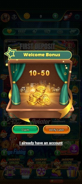 IND Club Welcome Bonus