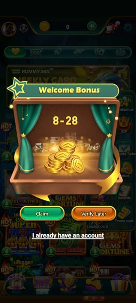 Rummy 365 Welcome Bonus